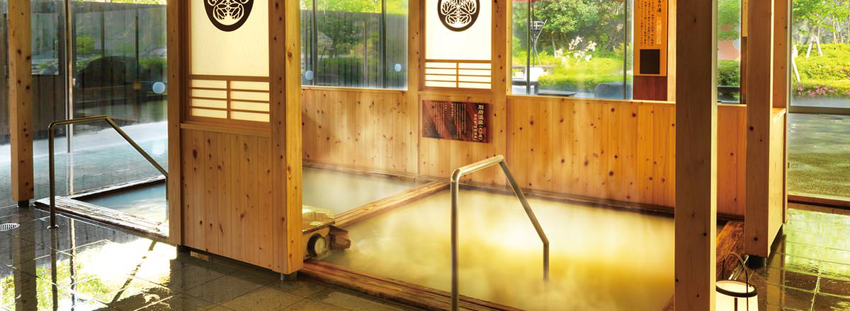 【湯めぐり温泉】日本全国の異なる泉質を2週間ごとに入れ替えし再現。 